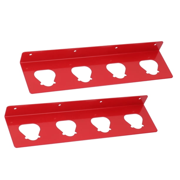 Batería de Herramiente Eléctrica Estante de Batería, 2pcs 4 Agujeros Diseño Compacto Resistencia A la Erosión Alta Carga de Carga de Soporte de Pared de la Pared Batería
