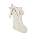 thumbnail image 1 of Fraiche Ruffle Stocking,21 inch,natural colour, 1 of 9