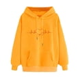 thumbnail image 1 of WEAIXIMIUNG Sweat à Capuche Imprimé Décontracté pour Femmes, Saint-Valentin, Manches Longues, 1 of 6