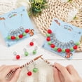 thumbnail image 5 of 12Pcs Resin Pendant Decorations Lobster Clasp Charms Clip-on Charms for Keychain Purse Backpack Ornament Stitch Marker Mixed Color 31mm, 5 of 8