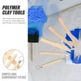 thumbnail image 3 of 5Pcs Pottery Sculpting Tools Polymer Clay Scrapers Clay Sculpture Tools Polymer Clay Craft Tools, 3 of 8