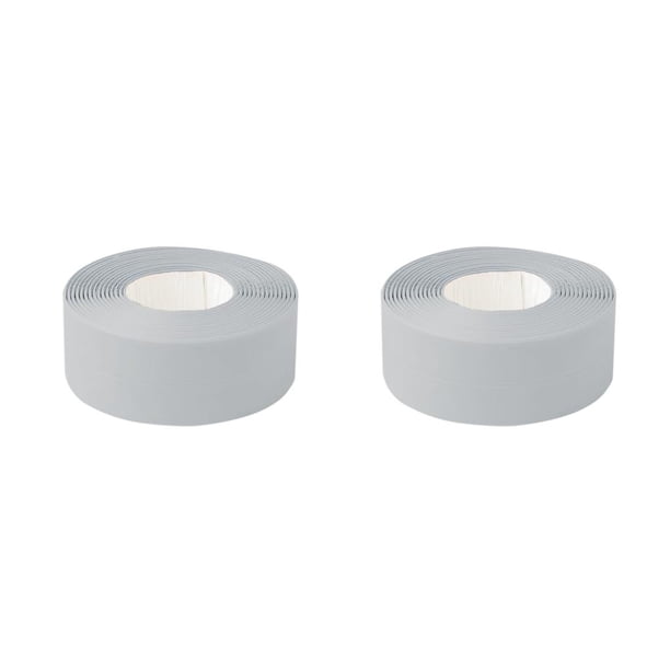Toystoory 2 uds cinta adhesiva de PVC duradero 1 rollo cocina baño pared sellado cinta Gadgets impermeable a prueba de moho 3,2 m x 3,8 Type1 NO1