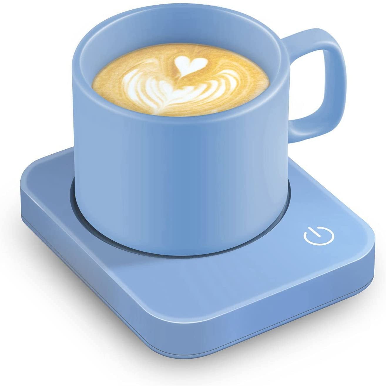1pc Warm White 55°C Coffee Mug Warmer With Automatic Electric Insulation  Base, Milk Warmer, Smart Electric Cup Warmer