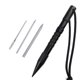 thumbnail image 1 of Greeniant Marlin Set Agujas de cordones Acero inoxidable Profesional Pequeña artesanía Costura Reutilizable Extraíble Tejer Pin Trabajo de cuero carpas 4 piezas negro Greeniant OD023335-11B, 1 of 6