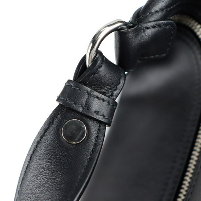 White Genuine Saffiano Leather Crossbody Shoulder Bag & Waist Hip