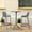 Multi-color, variant on Compamia Sky Air Square Bar Set with 2 Barstools White