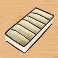 thumbnail image 4 of yuksok Collapsible Underwear Divider Storage Box Case Ties Closet Dormitory 6 Grid, 4 of 6