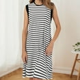 thumbnail image 2 of Lixiuxyad Sleeping Dresses Nightgowns For Women With Built In Bra Sleeveless Sleepwear Casual Loose Nightshirts Soft Comfy Sleepshirts, 2 of 5