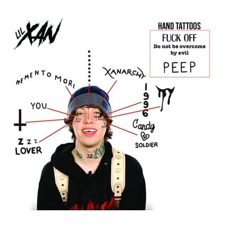 Lil Xan Temporary Tattoos (2-PACK) | Skin Safe |