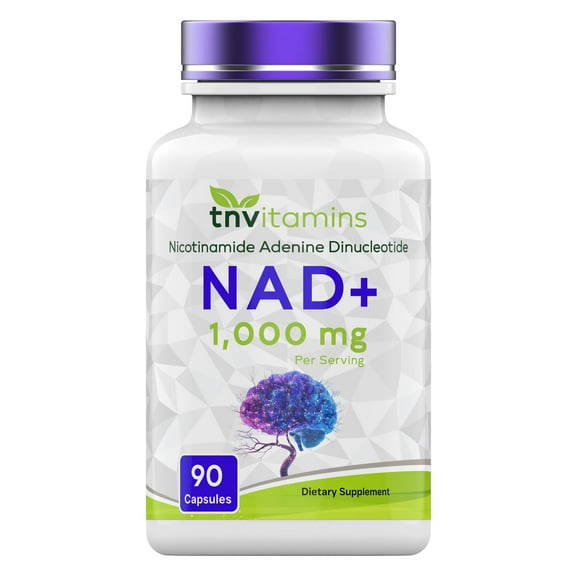 TNVitamins NAD  Supplement 1,000 mg Per Serving - 90 Count | Nicotinamide Adenine Dinucleotide