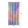 thumbnail image 5 of Pastel Rainbow Clouds Shower Curtain 36"x72" ,Bathroom Decorative Shower Curtains Set with 12 Hooks,Modern Waterproof Washable Shower Curtain, 5 of 6