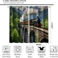 thumbnail image 4 of Vintage Train Black Out Curtains 2 Panels,Steam Engine Locomotive Curtains for Bedroom Living Room Decor,Steam Train Window Treatment Drapes with Grommet-52"W x 63"L (Pack of 2), 4 of 7