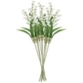 thumbnail image 1 of KAKOWELY 10 manojos de tallos de lirio de los valles artificiales, plantas de simulación, plantas decorativas para el hogar, 1 of 4