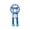 Blue, variant on XINGXIANG Durable Monkey Dog Toy, Plush Squeaky Stuffed Dog Toy with Rope, Interactive Chew Toy for Teething Puppies and Small, Medium & Large Dogs(Brown)