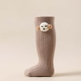 thumbnail image 6 of Cozy Kids Crew Socks with Adorable Bear Design, Soft Warm Wool Thermal Socks for Toddlers Boys Girls, Thick Long Winter Boot Socks, 6 Pairs, 6 of 7