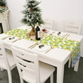 thumbnail image 3 of asddcavvf Petit Drapeau de Table Frais Printemps et Été Nappe en Lin Imprimé Fleurs 9 Chemins de Table, 3 of 6