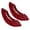 Wine Red L, variant on Terry Cloth Skate Blade Cover Blade Protection Blade cover for ice hockey skates White L