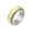 Gold, variant on Mens Womens Stainless Steel Roman Numerals Spinner Ring Personality 8mm Mood Fidget Anxiety Rotatable Rings Silver Size 10