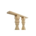 thumbnail image 2 of BingLTD - 29" Tall Philip Square Trestle Table Base (PD-TB2902-RW-UNF), 2 of 4