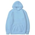 thumbnail image 3 of Sudadera con capucha básica para mujer, nueva moda informal, jerséis holgados, sudaderas de color sólido, sudaderas negras de gran tamaño, 2024, 3 of 5