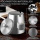 thumbnail image 2 of Stainless Steel Ashtray With Lid Outdoor Windproof Ashtray With Non-slip Base For Outdoor And Indoor Use, 2 of 5