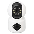 thumbnail image 4 of Cámara de seguridad ZHCH Lente dual HD Visión nocturna Intercomunicador de 2 vías 100‑240V, 4 of 5