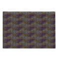 thumbnail image 1 of Geometric Cutting Board, Tribal Inspired Spots Circled with Mini Triangular Motifs, Decorative Tempered Glass Cutting and Serving Board, in 3 Sizes, by Ambesonne, 1 of 2