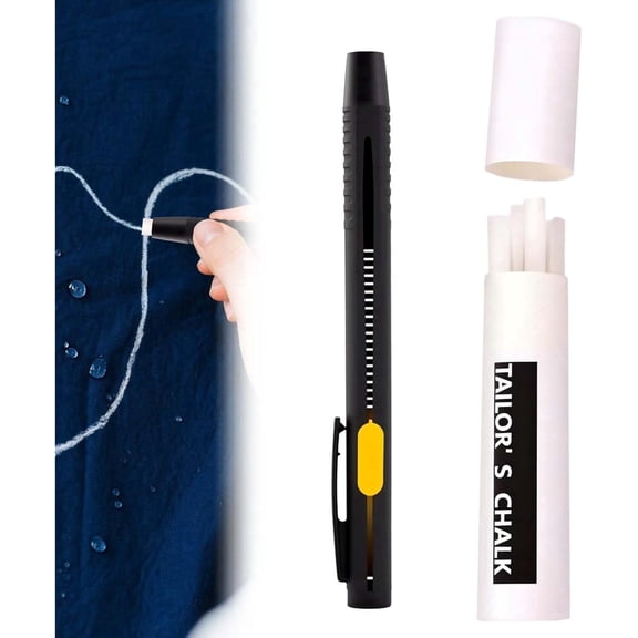 Heat Erasable Fabric Marker for Sewing, Tailor Chalk for DIY Embroidery & Crafts, Suitable for Cotton Knitted Fabrics（1 Pen   20 Cores）