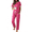 Rose Red, variant on Ekouaer 100% Cotton Pajama for Women Short Sleeve Pj Top With Long Pants 2 Piece Lounge Set with Pocket