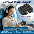 thumbnail image 5 of Upgrade Travel  Cushion for Airplane, Portable & Adjustable   Cushion, Coccyx Tailbone Pain Relief Chair Pad, Inflatable Cushion for Wheelchair, Travel, Driving, Office Work, 5 of 7
