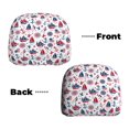 thumbnail image 3 of 2 PCS Car Headrest Cover, Happy Columbus Day Soft Car Seat Head Rest Cover Protector Interior Car Accessories Seat Covers for Cars Truck Auto Only Covers, 3 of 8