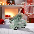 thumbnail image 4 of Mini resina adornos para árboles de Navidad estatua figuritas de Navidad decoraciones lindo paisaje miniatura arte colgante coche colgante para 5.5cmX2cmX4.5cm Macarena Colgante de decoraciones, 4 of 6