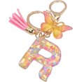 thumbnail image 1 of Letter Keychain,26 Letters A-Z Decorative Letter Keychain,Name Keychain for Women Girls Men Teenager Gift, 1 of 2