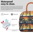 thumbnail image 3 of Reusable Palm Trees Lnsulated Lunch Bag for Women & Men-Leakproof Water-Resistant Cooler Tote,Large Capacity(10.6x8.7x6.3in)for Work,Office,Travel,Picnic,Beach., 3 of 7