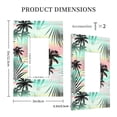 thumbnail image 5 of Kll Tropical Summer Palm Wall Plate,Gloss Finish,Standard Size 1 - 5" X 3", Polycarbonate Thermoplastic,Electric Receptacle Plug Covers, 5 of 8