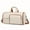 Beige, variant on Multi-Functional Travel Garment Bag with Large Capacity and Dry-Wet Separation Compartments, Durable Nylon Shoulder Bag for Suits, Skirts, and Clothing Storage, Versatile Crossbody or Handbag