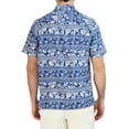 thumbnail image 2 of Havana Jim Men's Short Sleeve Blue Hawaiian Camp Shirt, 2 of 2