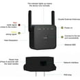 thumbnail image 4 of 2024 Newest WiFi Extender/Repeater，Covers Up to 9860 Sq.ft and 40 Devices, Internet Booster - with Ethernet Port, Quick Setup, Home Wireless Signal Booster(Black), 4 of 6