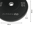 thumbnail image 3 of Infinité Bumper Profesional 10 KG / Profesional Bumper Plate 10 KG IF-BPN10, 3 of 3