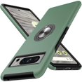 thumbnail image 1 of KOMI for Google Pixel 8 Pro Case, Slim Tough Rugged Shockproof Protective Pixel 8 Pro Phone Case with Metal Ring Kickstand for Google 8 Pro Case, Alpine Green, 1 of 5