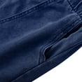 thumbnail image 6 of QUNYINEY Casual Denim Shorts for Women Blue Wide Leg Mid Rise Bermuda Shorts Relaxed Fit Drawstring Elastic Waist Summer Jean Shorts, 6 of 6