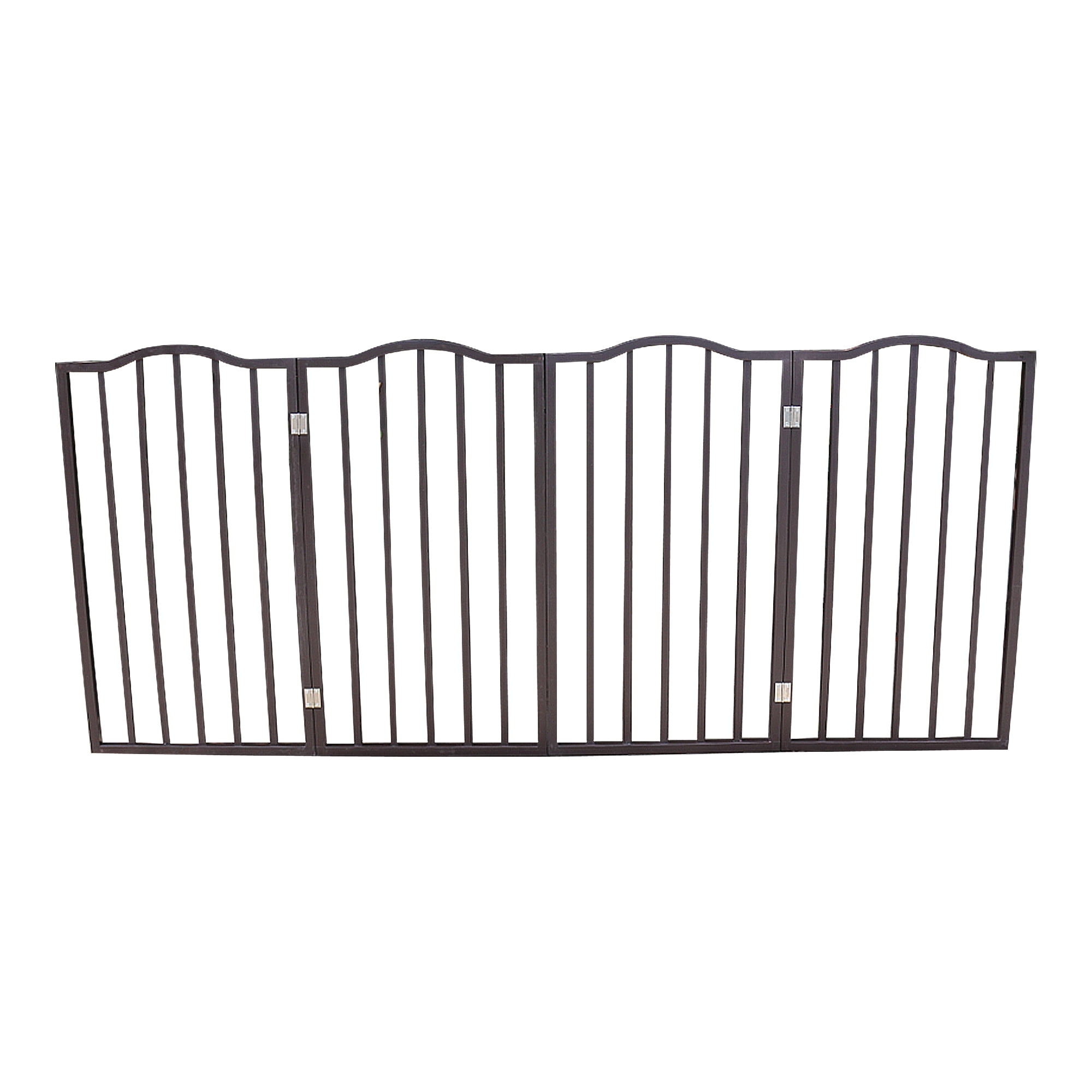 Pefilos 24" Folding Wood Pet Gate with 360° Flexible Hinge, 3-Panel Indoor Foldable Dog Fence for Stairs, Hallways, or Doorways, Retractable Freestanding Dog Gates, Brown Pefilos 24" Folding Wood Pet Gate with 360° Flexible Hinge, 3-Panel Indoor Foldable Dog Fence for Stairs, Hallways, or Doorways, Retractable Freestanding Dog Gates, Brown