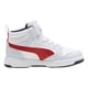 thumbnail image 2 of Tenis Puma Rebound V6 MID PS para Niños 16.5 A 21.5. 393832-G blanco 17, 2 of 4