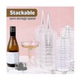 thumbnail image 5 of 50 Pack Plastic Goblet, 4oz Stem Disposable Martini Glasses For Parties, Stackable Plastic Cocktail -DGJR, 5 of 5