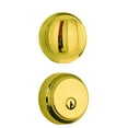 thumbnail image 2 of Brinks Push Pull Rotate Polished Brass Steel Deadbolt, 2 of 2