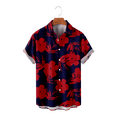 thumbnail image 2 of Men Hawaiian Shirt Summer Hawaii Print Relaxed-Fit Casual Short Sleeve Novelty Button-Down Hawaiian Shirts Beach Shirts Gift for Men, 2 of 6
