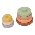 thumbnail image 3 of Soft Building Rings Stacker, 6pcs Interesting Baby Sensory Stacking Rings  For School For Kids, 3 of 8