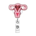 thumbnail image 3 of TISHITA Reel Holder Creative Retractable Keychain for Office Employees Doctors Uterus, 3 of 8