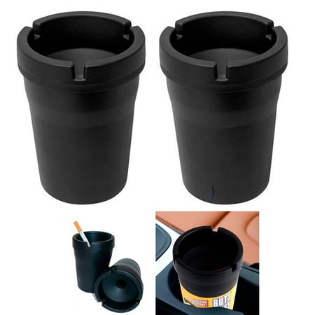 Outdoor Ashtray Cigarette - 2 Jumbo Butt Bucket Ashtray Cigarette Extinguishing Car Cup Ash Holder Portable
