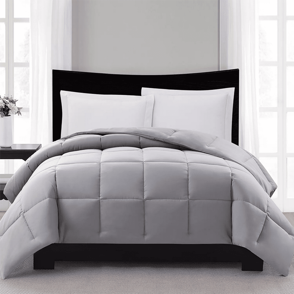 LONDON FOG Supreme Down Alternative King Comforter In Grey Walmart